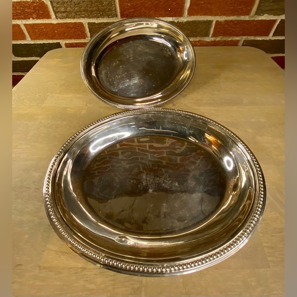 1930s Mappin & Webb’s Silver-Plate London Sheffield Oval Lidded Serving Dish 12” - Picture 8 of 10